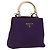 PRADA Borsa a mano in nylon viola oro Auth ti3637 D'oro Porpora
