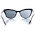 Occhiali da sole cat eye Prada neri Nero - vista 4