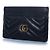 Gucci, tarjetero GG Marmont en negro