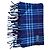 Sciarpa Burberry a quadri in lana di agnello Rosso Blu chiaro Blu scuro
