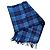 Sciarpa di Lana a Quadri Burberry Rosso Blu chiaro Blu scuro