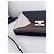 Autre Marque Borsa in pelle e camoscio Damelier London Nero Bianco Grigio - vista 4