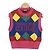 Top Versace in cotone multicolore