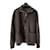 Hermès Abrigo Cardigan de Lana de Cordero Marrón  - vista 1