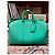Gucci Borsa da Viaggio Grande con Monogramma GG Verde - vista 2