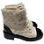 Botines Chanel de Tweed y Cuero Charol 39