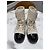 Botines Chanel de Tweed y Cuero Charol 39 - vista 3