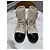 Botines Chanel de Tweed y Cuero Charol 39 - vista 4