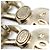 Orecchini a clip placcati in oro Chanel con strass e perle finte - vista 5