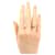 Ring Hermès Bague de mariage Hercules en or jaune 18K Hermes  - vue 7