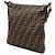 Borsa a tracolla Selleria in tela Zucca marrone Fendi - vista 2