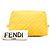 Neceser de tela técnica estampada Zucca amarilla Fendi Amarillo - vista 8
