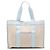 Fendi Braune Zucca-besetzte Canvas-Tasche Beige