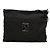 Borsa a spalla in tela Zucca nera Fendi Nero