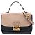 Borsa Madras in pelle di capra marrone Miu Miu Beige