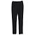 Pantalones de Acetato Negro con Detalles de Botones Alexander McQueen