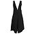 Mono con escote en V de poliéster negro Chloé