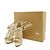 Christian Louboutin Python Lackleder Mesh Stiefelsandalen Golden - Ansicht 9