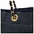 Borsa 2 in 1 in denim Deauville di Chanel Blu Blu navy - vista 8