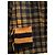 Autre Marque Giacca-camicia a quadri in lana e cotone Senape Blu navy - vista 4