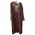 Gucci Braunes GG Monogramm Besticktes Kleid Mehrfarben