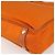 Borsa Tote PRADA in nylon e pelle arancione dorato Auth ti3743 D'oro - vista 10