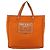 Borsa Tote PRADA in nylon e pelle arancione dorato Auth ti3743 D'oro - vista 13
