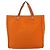 Borsa Tote PRADA in nylon e pelle arancione dorato Auth ti3743 D'oro - vista 2