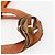 Borsa Tote PRADA in nylon e pelle arancione dorato Auth ti3743 D'oro - vista 9