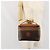 Céline Borsa a mano in tela Macadam CELINE in pelle PVC marrone oro Auth BA10398 D'oro - vista 22
