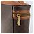 Céline Borsa a mano in tela Macadam CELINE in pelle PVC marrone oro Auth BA10398 D'oro - vista 9