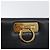 Borsa a spalla in pelle Gancini Chain di Salvatore Ferragamo, blu navy, oro, Auth 171314 - vista 10