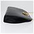 Borsa a spalla in pelle Gancini Chain di Salvatore Ferragamo, blu navy, oro, Auth 171314 - vista 3