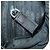 Borsa a Spalla PRADA Nylon Nero Argento Autentica ep13020 - vista 22