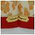 Sciarpa in seta rossa Salvatore Ferragamo Auth BA10535V Rosso - vista 11