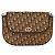 Borsa a Spalla in Tela Trotter Christian Dior Beige Oro Auth 170939 - vista 13