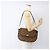 Borsa a Spalla in Tela Trotter Christian Dior Beige Oro Auth 170939 - vista 20