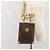 Céline Borsa a mano in tela Macadam CELINE in pelle PVC marrone oro Auth ep13084 D'oro - vista 19