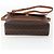 Céline Borsa a Spalla in Tela Macadam CELINE in Pelle PVC Marrone Oro Auth ti3693 D'oro - vista 5