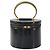 Céline Borsa a mano Vanity in pelle nera e oro Auth 169907V Nero D'oro - vista 13