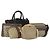 Borsa a spalla Gucci GG Supreme Web Sherry Line PVC 5 Set Beige Rosso Auth BA10584