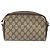 Bolsa Sherry Line GG Supreme Web da GUCCI em PVC bege e dourado 116 02 089 Auth 172071 - vista 2