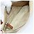 PRADA Pochette in Nylon Pelle Beige Argento Auth 171021 - vista 10