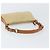 PRADA Pochette in Nylon Pelle Beige Argento Auth 171021 - vista 7
