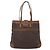 Céline Borsa tote in tela Macadam CELINE in pelle PVC marrone oro Auth bs33207 D'oro - vista 13