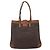 Céline Borsa tote in tela Macadam CELINE in pelle PVC marrone oro Auth bs33207 D'oro - vista 2