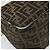 Borsa a Spalla in Tela Zucca FENDI Nera Marrone Auth 171985 Nero - vista 15