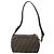 Borsa a Spalla in Tela Zucca FENDI Nera Marrone Auth 171985 Nero - vista 2