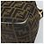 Borsa a Spalla in Tela Zucca FENDI Nera Marrone Auth 171985 Nero - vista 8