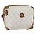 Borsa a Spalla GUCCI GG Plus Supreme PVC Oro Bianco Auth ti3663 D'oro